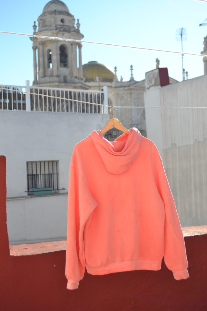 sudadera bici trasera