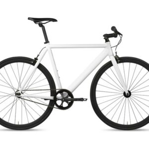 6ku track fixie single speed bike blanca
