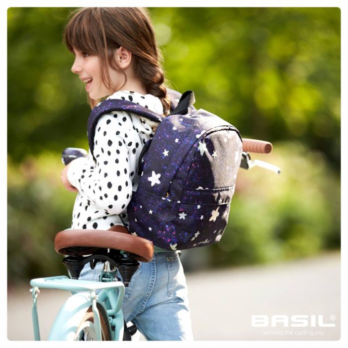 Basil stardust double bicycle bag for kids