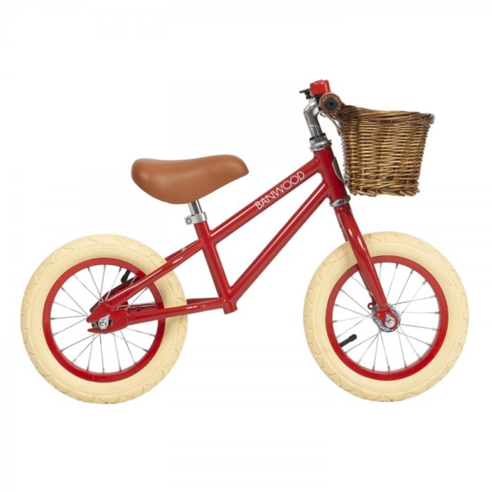 BICICLETA BANWOOD SIN PEDALES FIRST GO ROJO