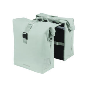 Alforjas Basil Soho 41L con luz led Nordlicht Mint